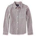 Boys Plaid Poplin Matching Button Down Shirt3
